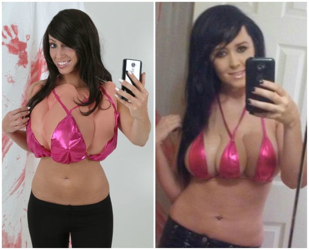 DIY Three boob woman Costume