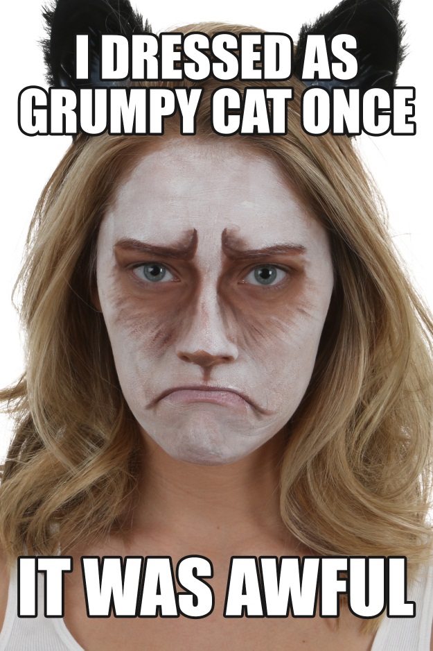 Awful Grumpy Cat Costume