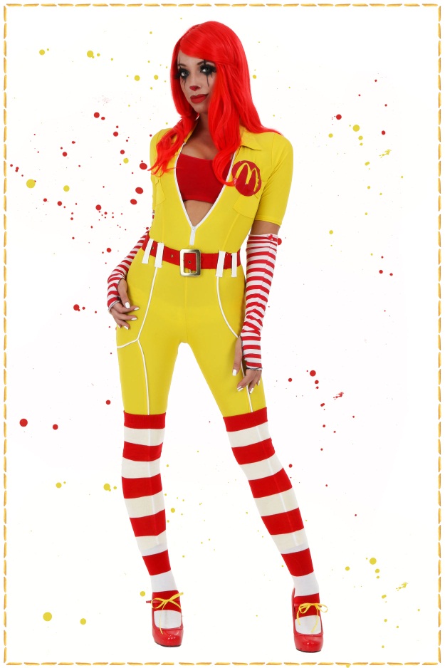 Sexy Ronald McDonald Halloween Costume