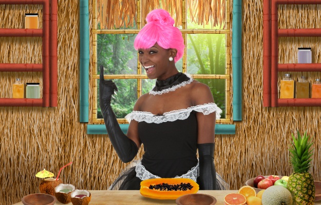 Nicki Minaj French Maid Costume