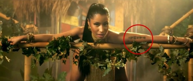 Nicki Minaj Tattoos