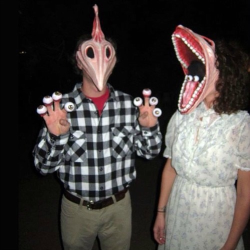 Scary Beetlejuice couples costume