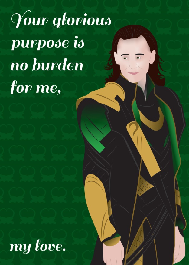 loki valentines day cards