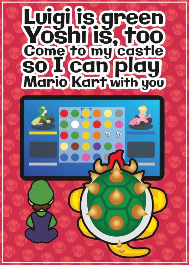 Bowser Valentine Card