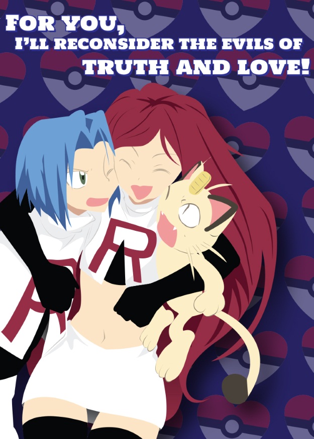 Team Rocket Valentines Day Card