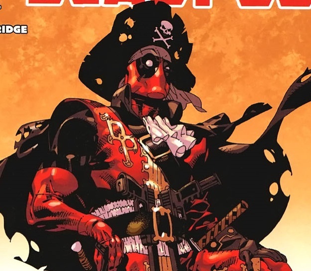 Deadpool Pirate Piratepool Costume