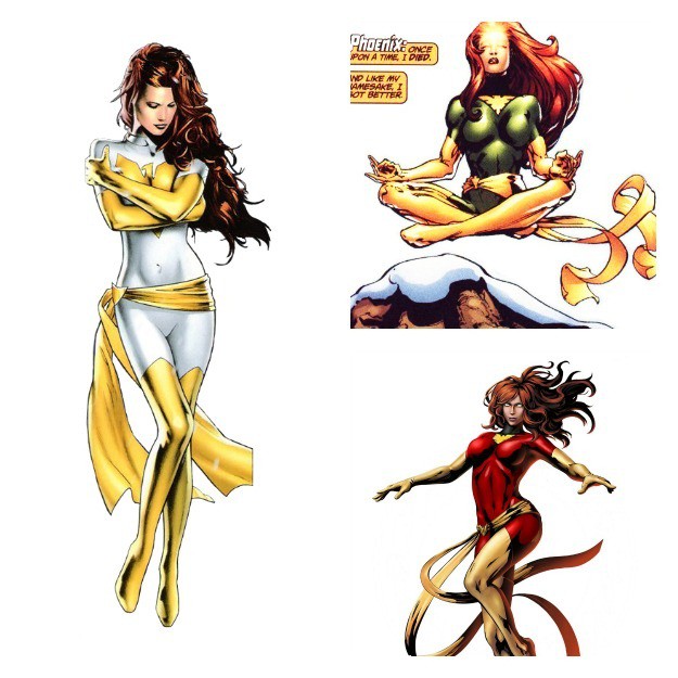 Jean Grey Phoenix Costumes