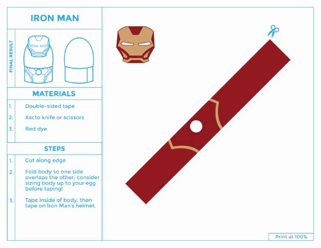 Iron Man Costume for Easter Eggs