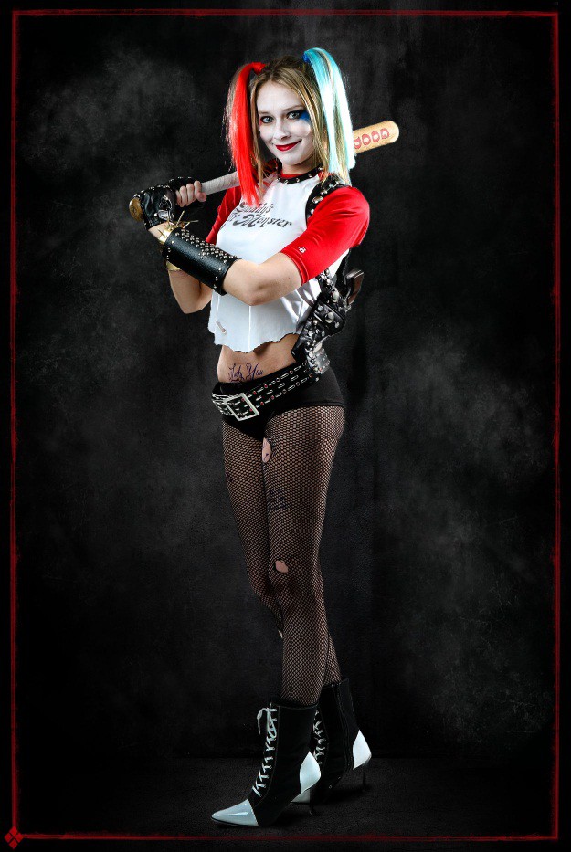 DIY - Cosplay Harley Quinn (Arlequina)- Esquadrão Suicida - COMPLETO - Pt2  com Make