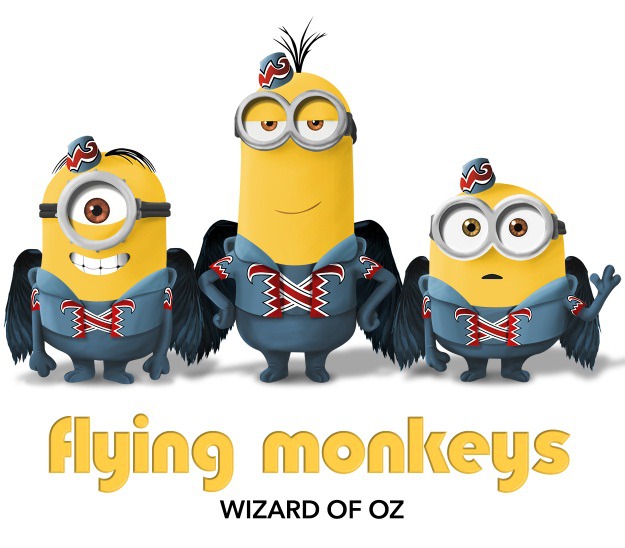 Minions as Flying Monkeys from The Wizard of Oz