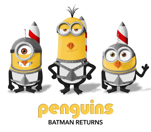 Minions as Penguins from Batman Returns