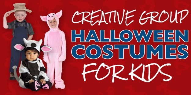 Creative Group Halloween Costumes for Kids