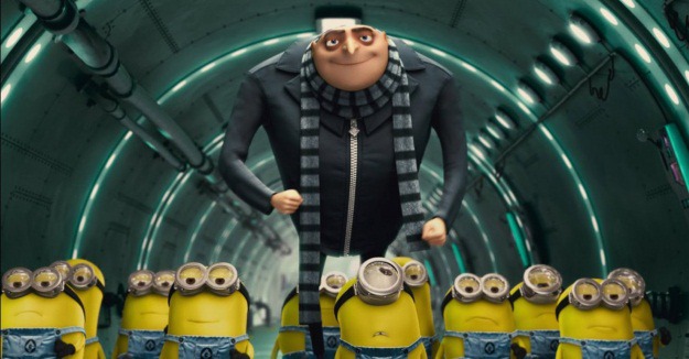 The Minions of Gru are happy clowns in an anxious world