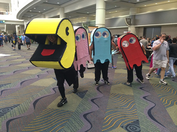 pac man group halloween costume