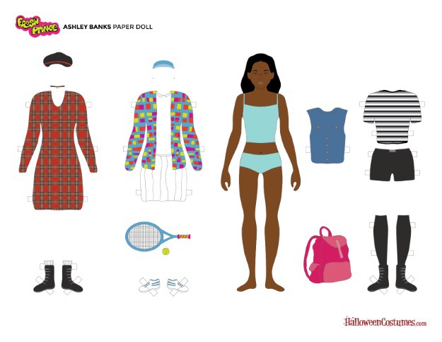 Ashley Banks Paper Doll