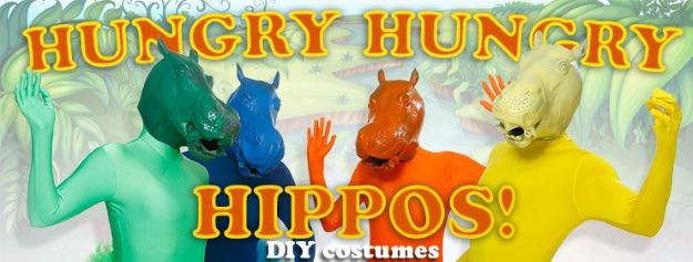 Hungry Hungry Hippos DIY Costumes