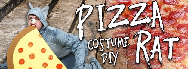 Diy Pizza Rat Halloween Costume Halloween Costumes Blog