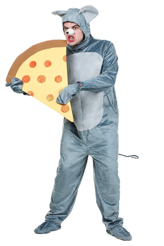 How to make a DIY Pizza Rat costume