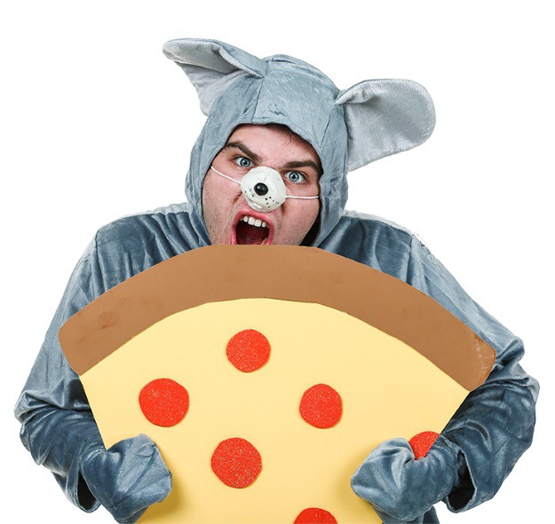 Funny Pizza Rat Halloween Costume