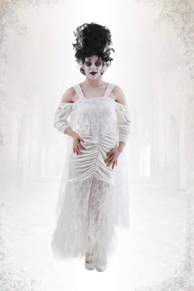 Diy Bride Of Frankenstein Costume And Makeup Blog 