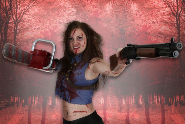 DIY Sexy Ash from Evil Dead 2 Costume HalloweenCostumes Blog