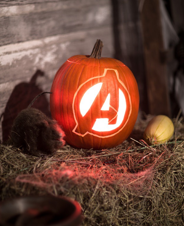 avengers pumpkin stencils