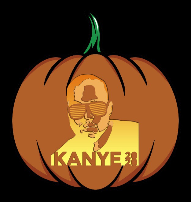 kanye 2020 pumpkin pattern