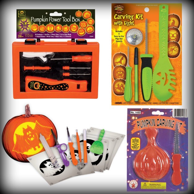 Pumpkin carving tools and kits