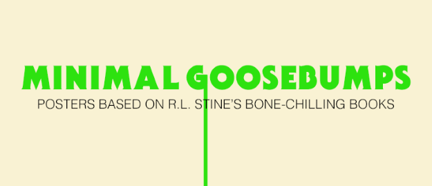 Minimal Goosebumps: Posters Based on R.L. Stine’s Bone-Chilling Books
