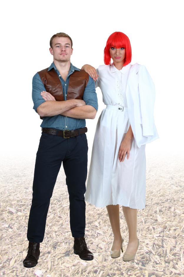 Diy Jurassic World Costumes Clare Dearing And Owen Grady Raptor