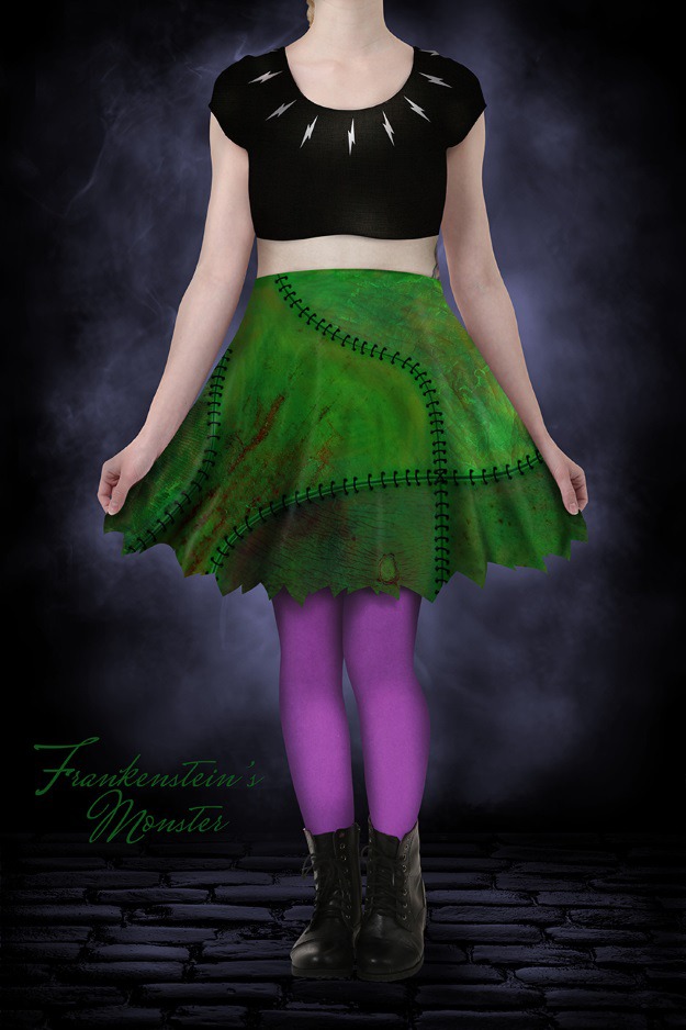 Frankenstein Skater Dress