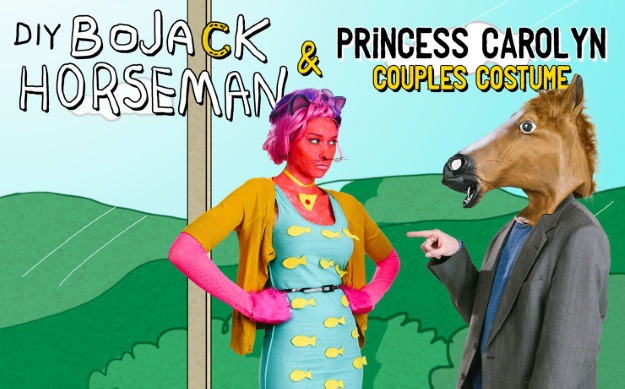 Bojack Horseman and Princess Carolyn Couples Costume DIY