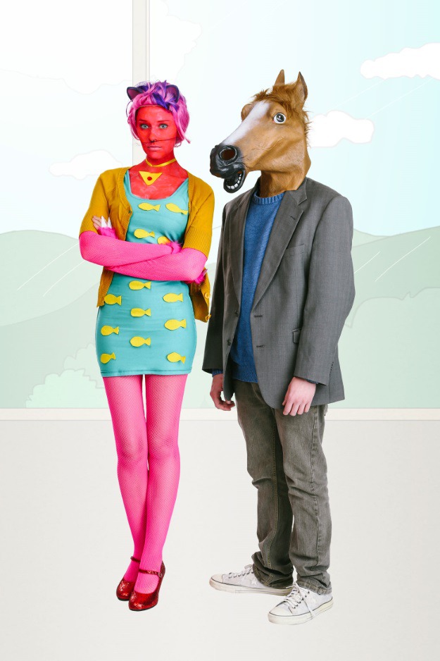 Bojack Horseman and Princess Carolyn Halloween Costume