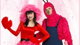 Diy Powerpuff Girls Fuzzy Lumpkins And Him Couples Costume Halloweencostumes Com Blog
