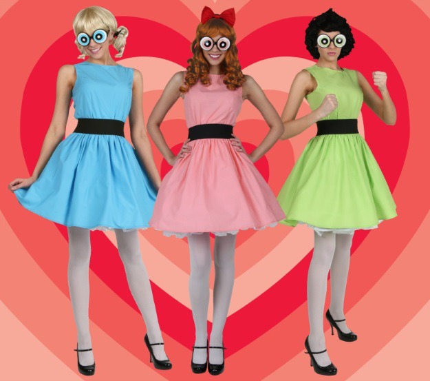 DIY Powerpuff Girls Fuzzy Lumpkins and HIM Couples Costume - HalloweenCostu...