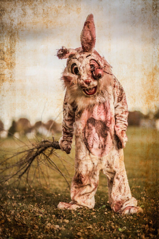 scary easter bunny costume