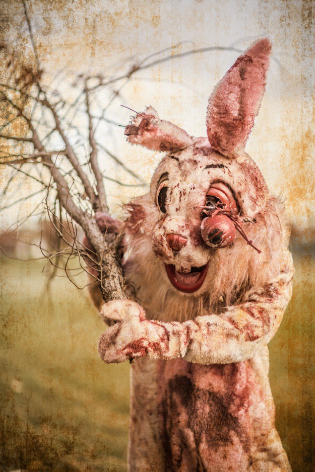 scary easter bunny costume