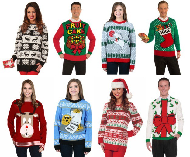 Crude ugly christmas sweaters best sale