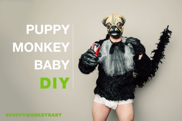 Diy Puppy Monkey Baby Costume Halloweencostumes Com Blog