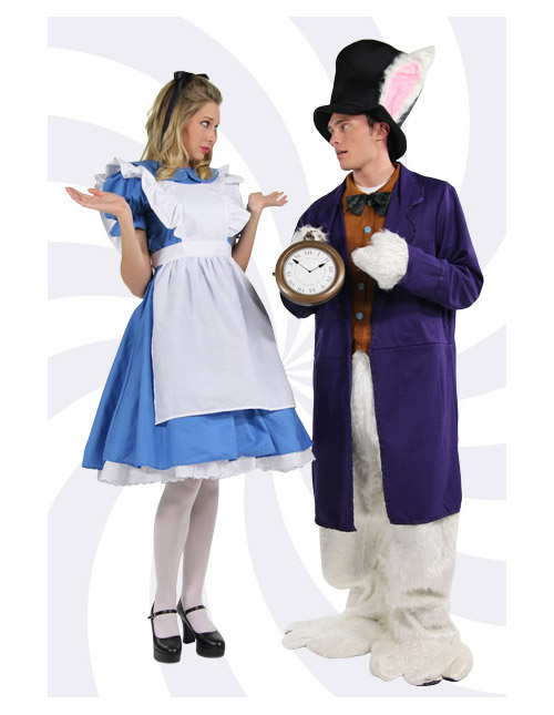 Alice and the White Rabbit Costumes