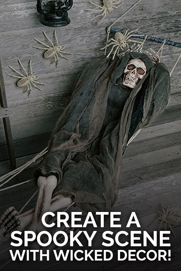 Create a spooky scene with wicked decor!