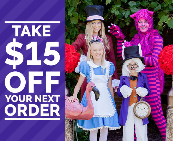 Take $15 off your next order!