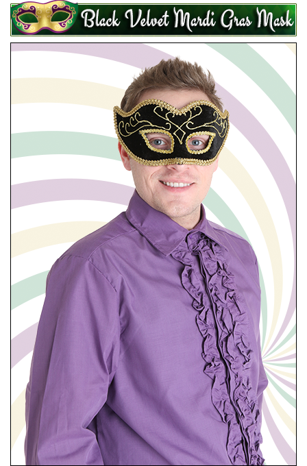 velvet mardi gras shirt