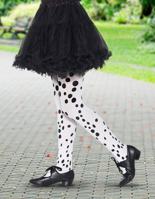 Dalmatian Print Tights