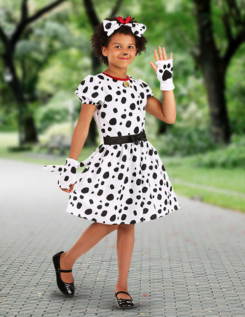Girl's Dalmatian Costumes Girl's Dalmatian Costumes