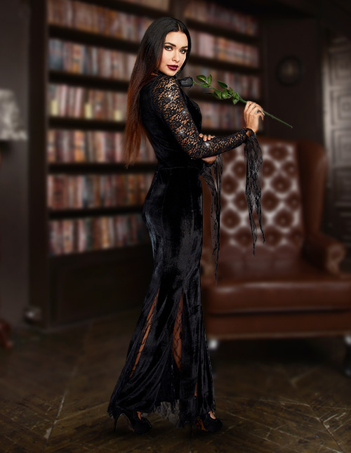 Costume Morticia Addams