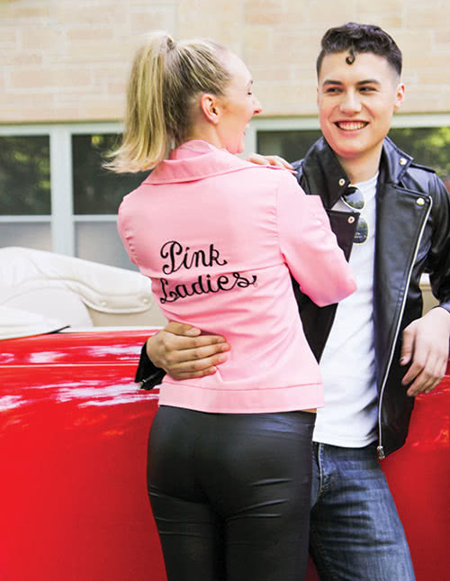 Grease Plus Size Pink Ladies Costume Jacket 