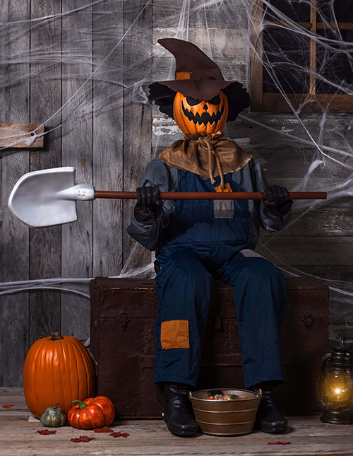 Outdoor animated deals halloween props