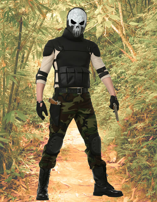 Skull Army Outfit