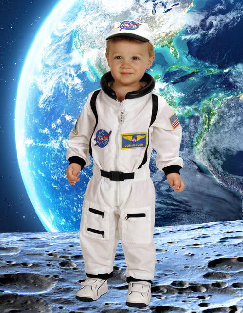 Kids Astronaut Costume Personalized With Name / Halloween Astronaut Space  Suit Dress Up 